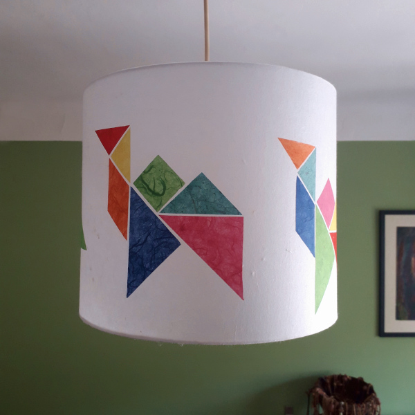 Luminaire Tangram Egypte de jour