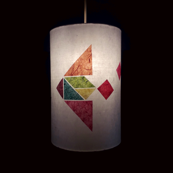 Luminaire Tangram Poissons de jour