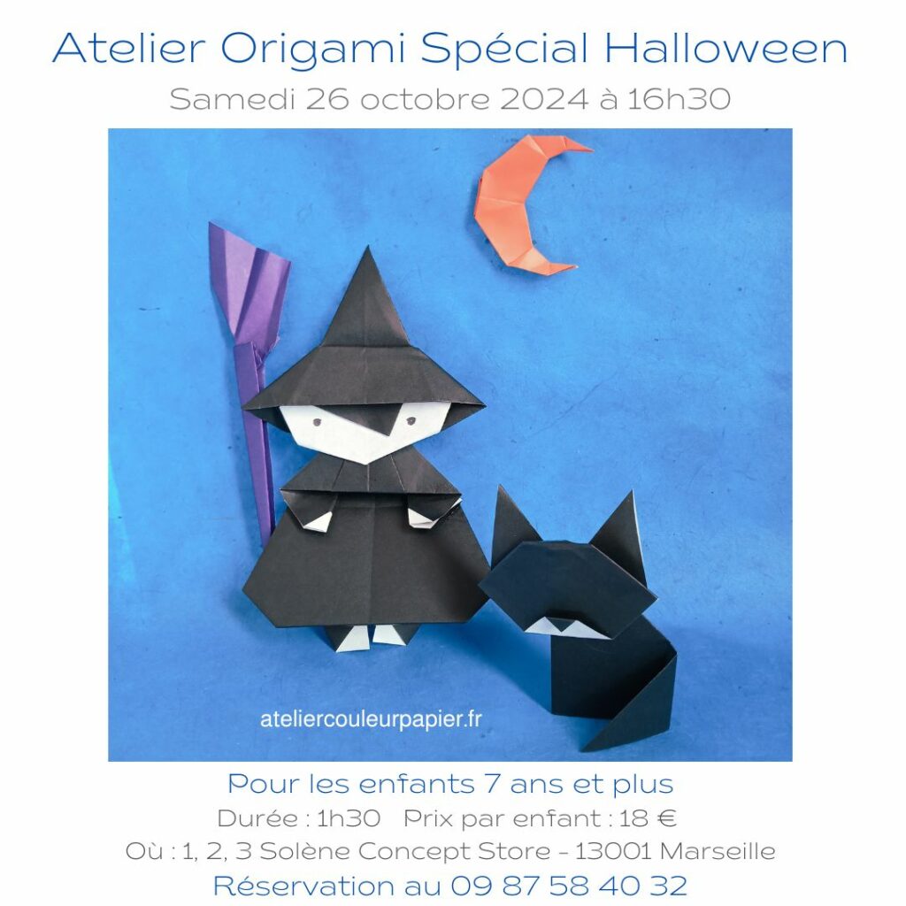 Atelier origami pour Halloween